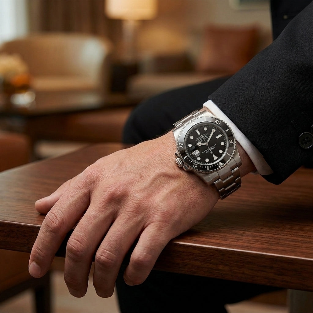 RX Submariner Silver Black
