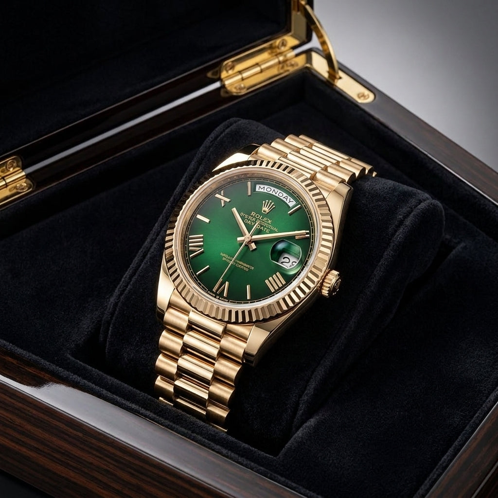RX DAY-DATE GREEN DIAL 