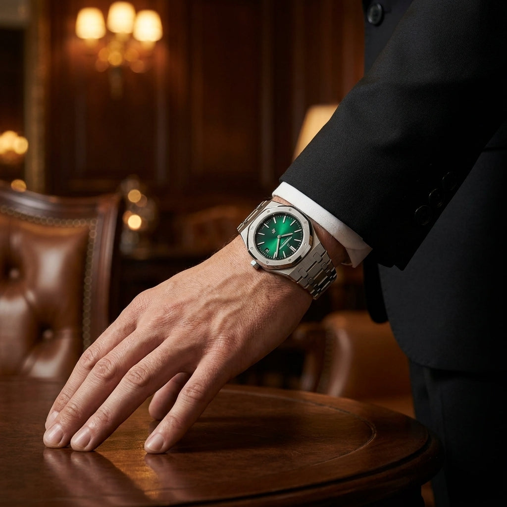 ROYAL OAK JUMBO GREEN DIAL