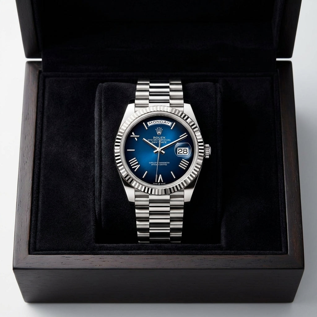 RX DAY-DATE BLUE OMBRÉ DIAL