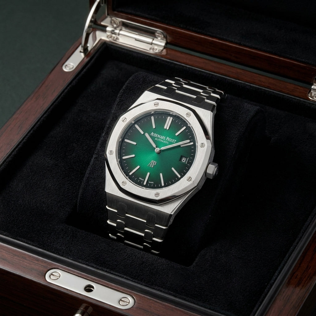 ROYAL OAK JUMBO GREEN DIAL